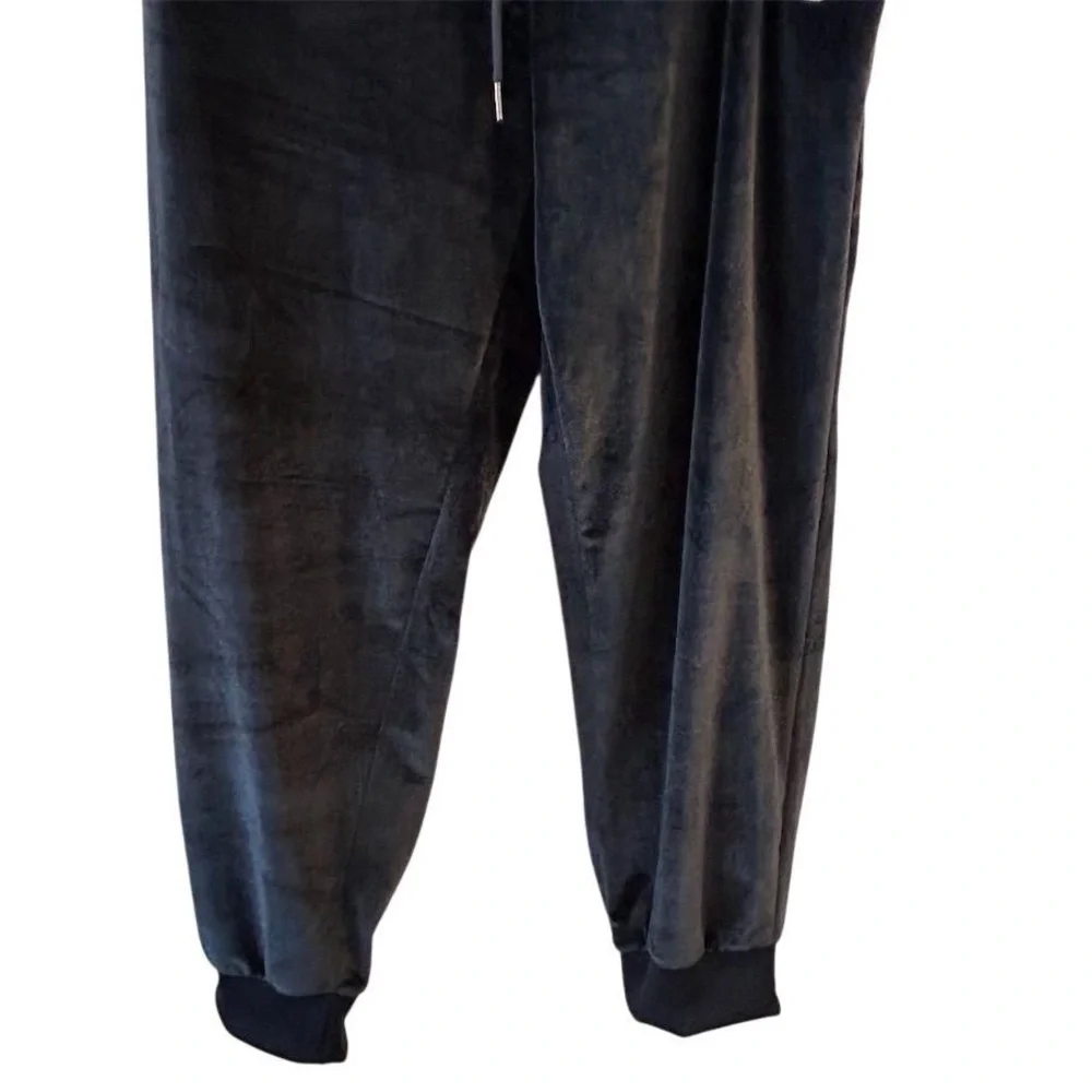 True Religion‎ Men's 3XL Blue Velour Jogger Pants Elastic Waist 28
